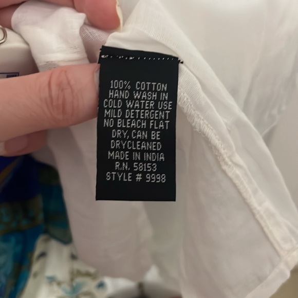 Bohemian Blue and Cream Maxi Dress - Picture 2 of 7